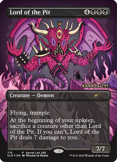 Lord of the Pit Serial Numbered #715