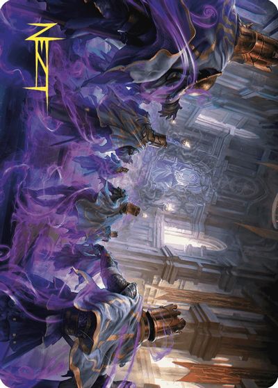 Eerie Interference Art Card