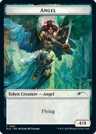 Angel SLD Soldier CMR Double sided Token #1340 // 2