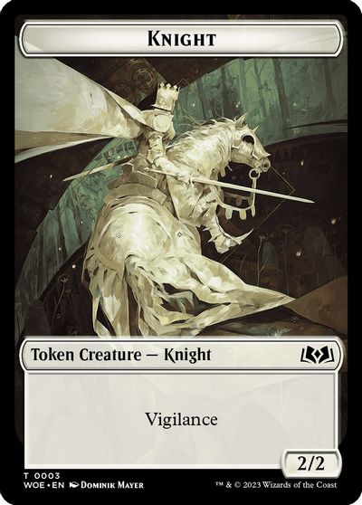 Knight Food 0013 Double Sided Token #3 // 13