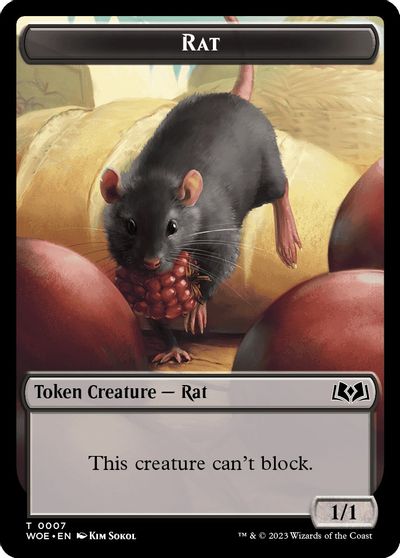 Rat Food 0012 Double Sided Token #7 // 12