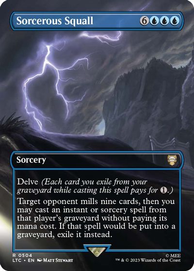 Sorcerous Squall Borderless #504