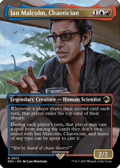 Ian Malcolm Chaotician Borderless