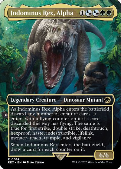 Indominus Rex Alpha Borderless