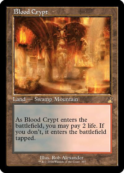 Blood Crypt Retro Frame