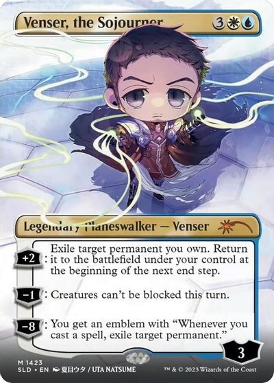 Venser the Sojourner Rainbow Foil #1423