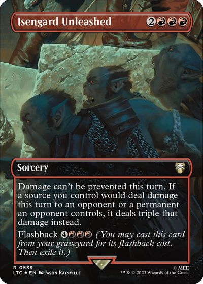 Isengard Unleashed Borderless Surge Foil #539