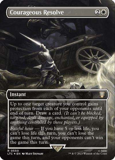 Courageous Resolve Borderless Surge Foil #550