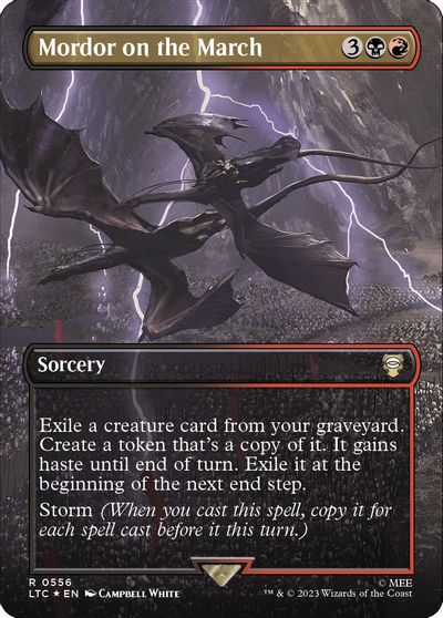 Mordor on the March Borderless Surge Foil #556