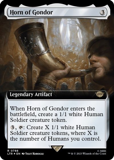 Horn of Gondor Extended Art Surge Foil #788