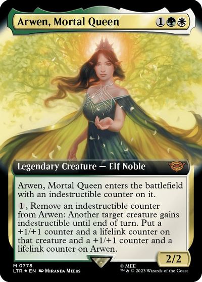 Arwen Mortal Queen Extended Art Surge Foil #778