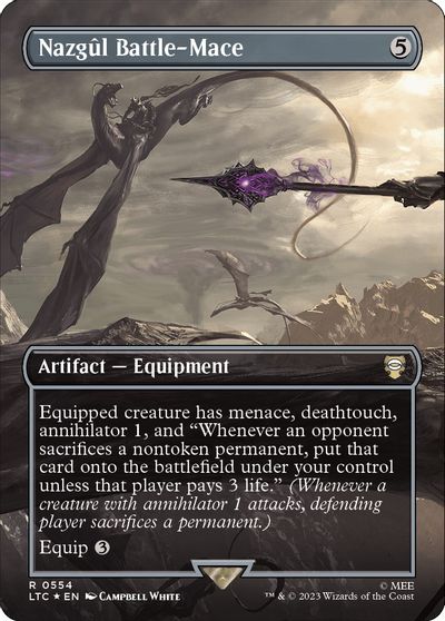 Nazgul Battle Mace Borderless Surge Foil #554