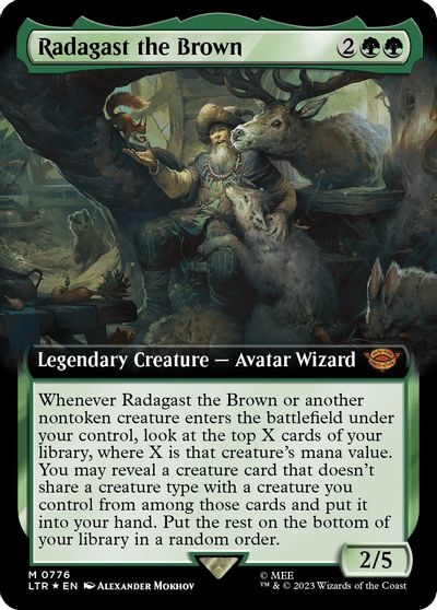 Radagast the Brown Extended Art Surge Foil #776