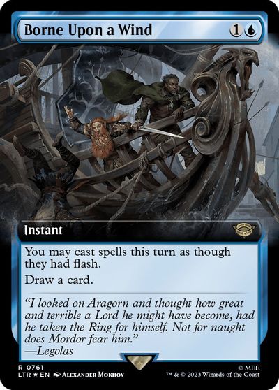 Borne Upon a Wind Extended Art Surge Foil #761
