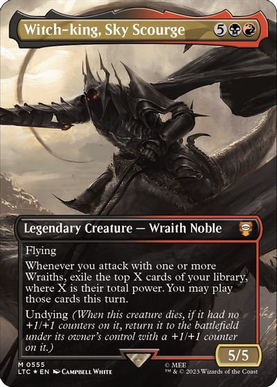 Witch king Sky Scourge Borderless Surge Foil #555