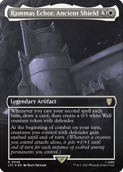 Rammas Echor Ancient Shield Borderless Surge Foil #549
