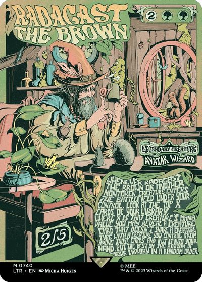 Radagast the Brown Borderless Poster #740