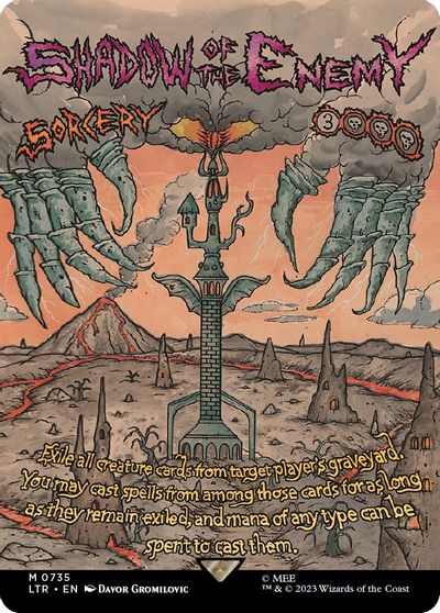 Shadow of the Enemy Borderless Poster #735
