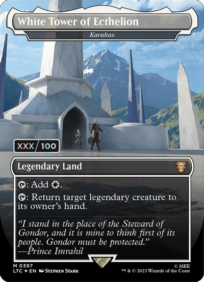 White Tower of Ecthelion Karakas Serial Numbered #397
