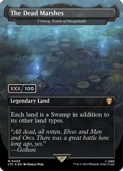 The Dead Marshes Urborg Tomb of Yawgmoth Serial Numbered #405
