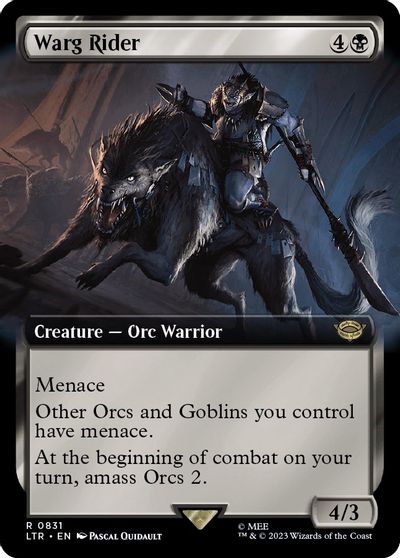 Warg Rider Extended Art #831