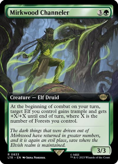 Mirkwood Channeler Extended Art #833