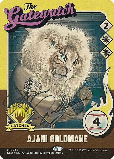 Ajani Goldmane 745 Autographed #745