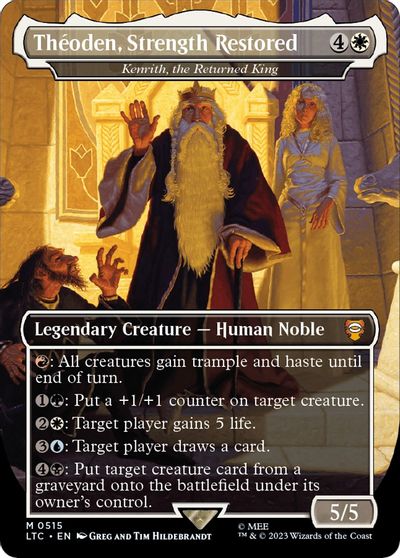 Theoden Strength Restored Kenrith the Returned King Borderless #515
