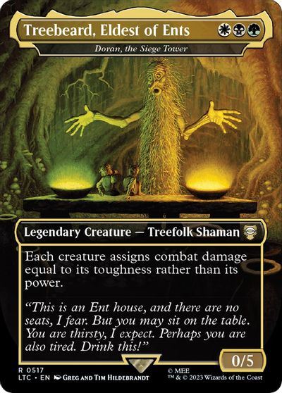 Treebeard Eldest of Ents Doran the Siege Tower Borderless #517