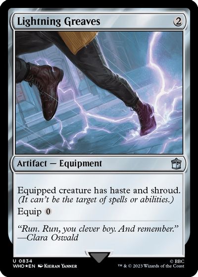 Lightning Greaves Surge Foil #834