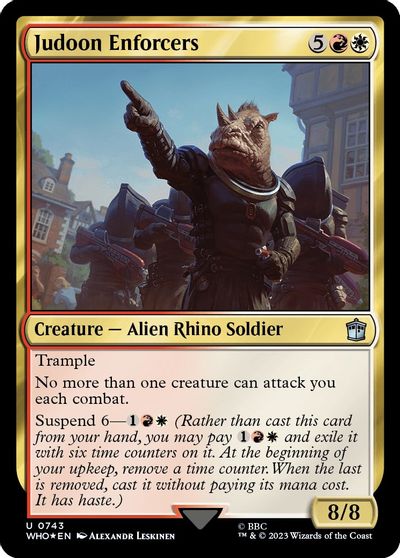 Judoon Enforcers Surge Foil #743