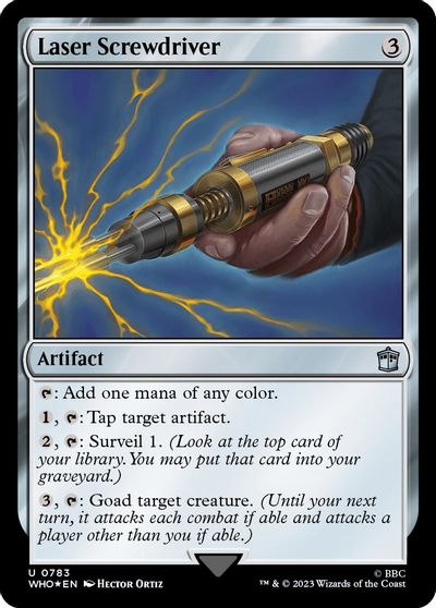 Laser Screwdriver Surge Foil #783