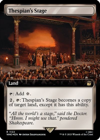Thespians Stage Extended Art Surge Foil #1122