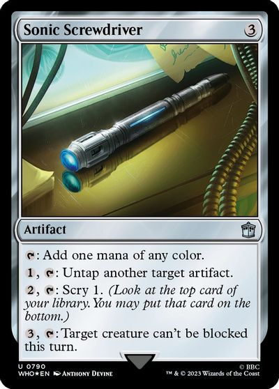 Sonic Screwdriver 0790 Surge Foil #790