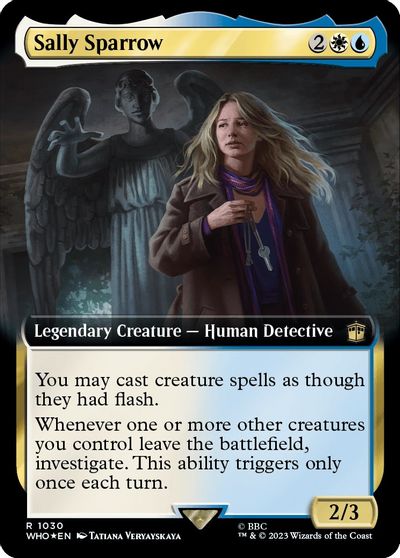 Sally Sparrow Extended Art Surge Foil #1030