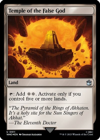 Temple of the False God Surge Foil #911