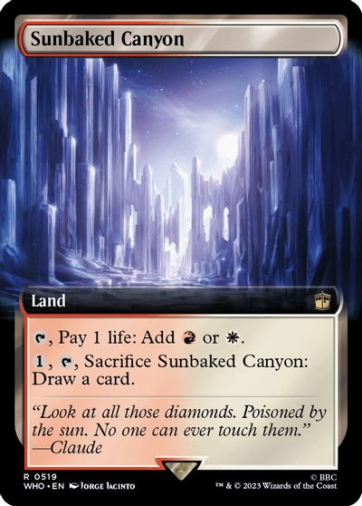Sunbaked Canyon Extended Art #519