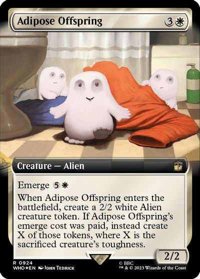 Adipose Offspring Extended Art Surge Foil #924