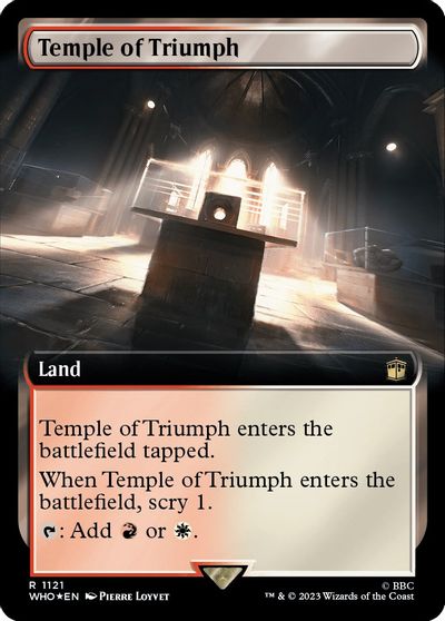 Temple of Triumph Extended Art Surge Foil #1121