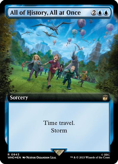 All of History All at Once Extended Art Surge Foil #943