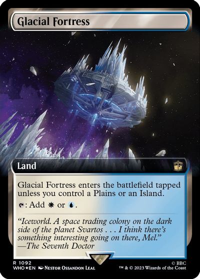 Glacial Fortress Extended Art Surge Foil #1092