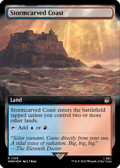 Stormcarved Coast Extended Art Surge Foil #1109