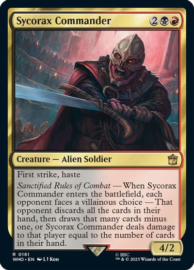 Sycorax Commander #161