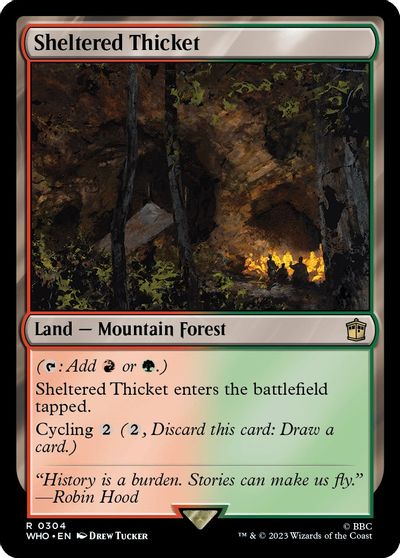 Sheltered Thicket #304