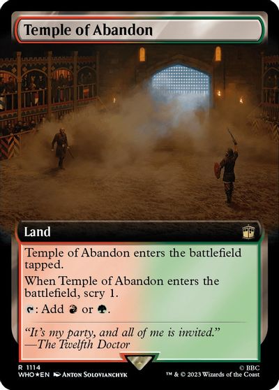 Temple of Abandon Extended Art Surge Foil #1114