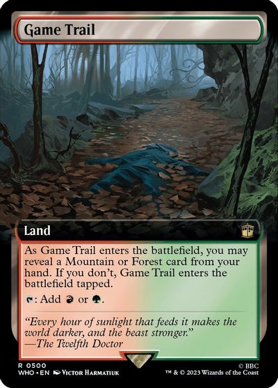 Game Trail Extended Art #500