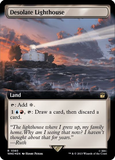 Desolate Lighthouse Extended Art Surge Foil #1080
