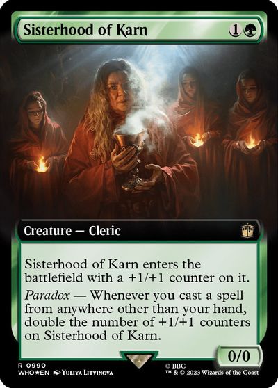 Sisterhood of Karn Extended Art Surge Foil #990