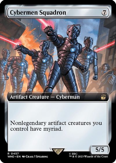 Cybermen Squadron Extended Art #457