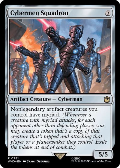 Cybermen Squadron Surge Foil #781